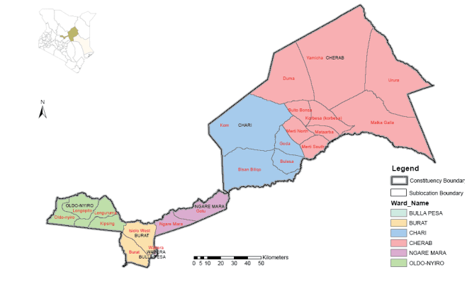 Isiolo County Map
